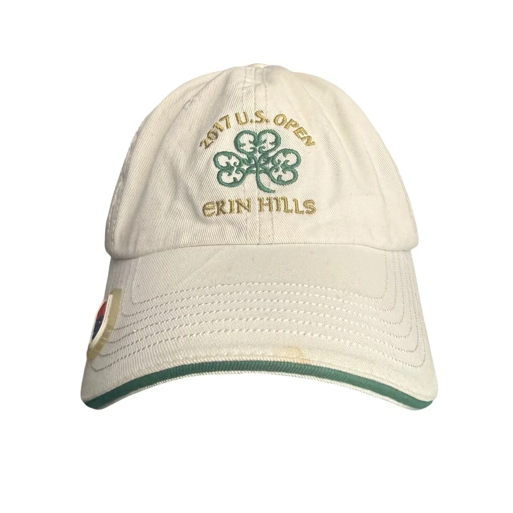 USGA 2017 U.S. Open Erin Hills Golf Adjustable Strapback Cap Hat Men's OSFA - Picture 2 of 9